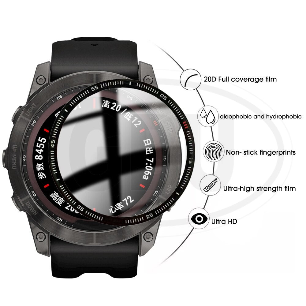 Fenix 7 7X 7S / Fenix 7X / Fenix 7S / Fenix 7 3D Full Cover Screen Protector - Full Screen