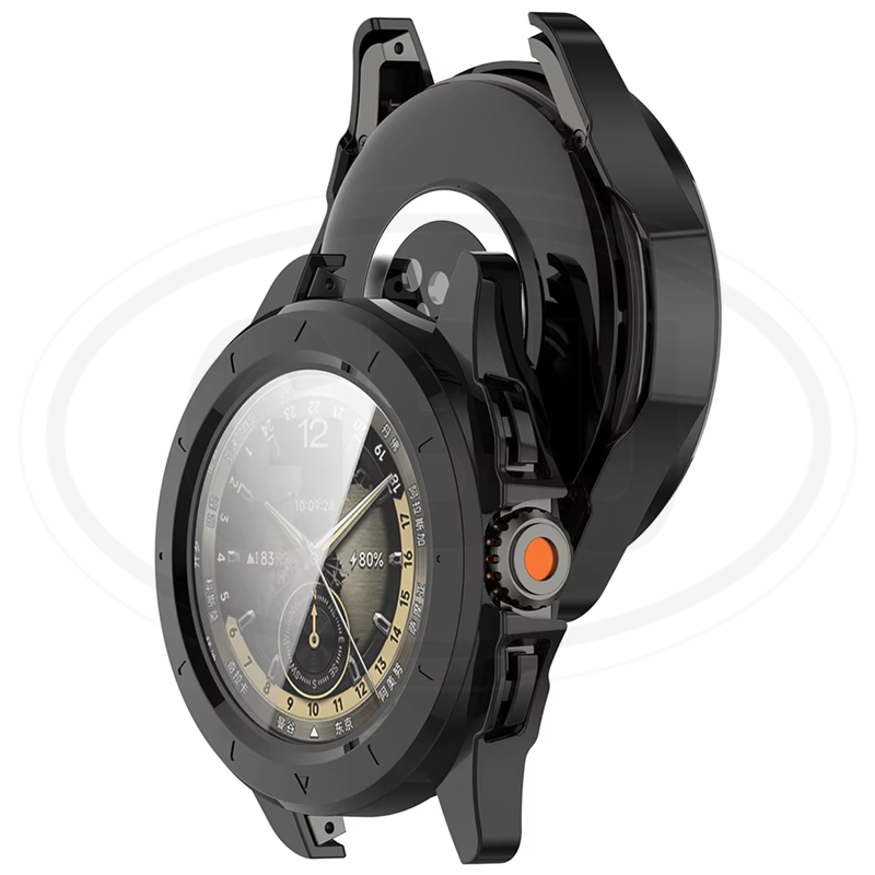 Xiaomi Watch S4 Sport / Mi S4 Sport Full Cover Case with Tempered Glass Protector Screen - 2-in-1 Cover
