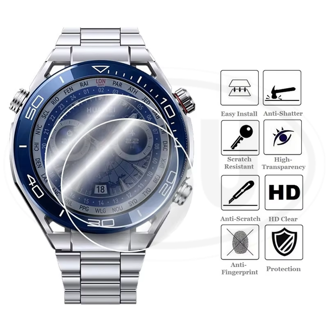 [2pcs] Huawei Watch Ultimate Screen Protector HD Tempered Glass