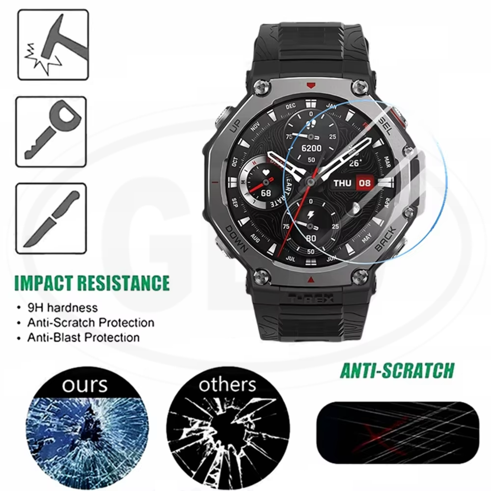 Amazfit T-Rex 3 / T-Rex 3 / T-Rex3 Screen Protector HD Tempered Glass