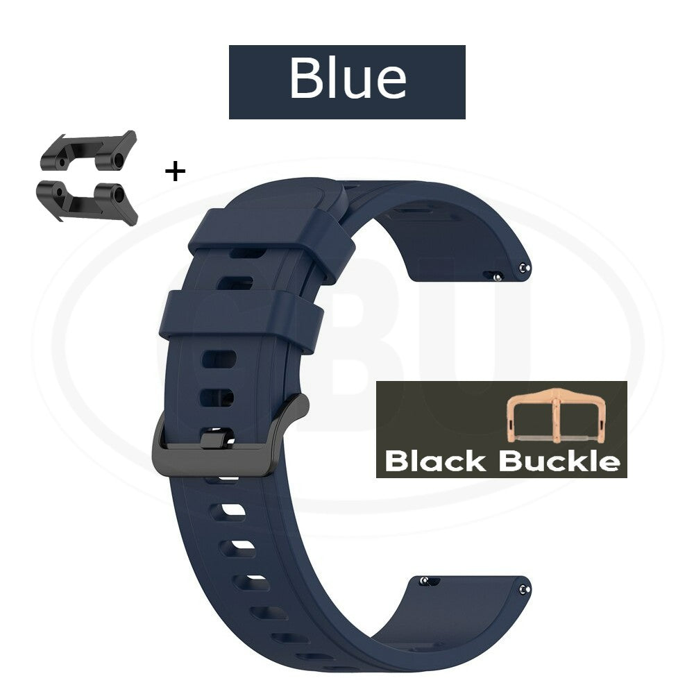 Compatible with Amazfit TRex / T-Rex Pro / T-Rex / TRex Pro Soft Silicone Strap Band  - A1919 / A1918-22mm (NOT ORIGINAL)