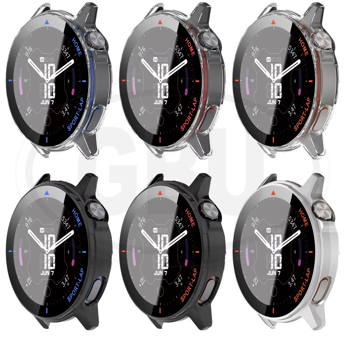 Compatible with Huawei GT Runner 2 Sarung Full Built-in Tempered Glass / Sarung Half Silikon - No Screen  (NOT ORIGINAL)