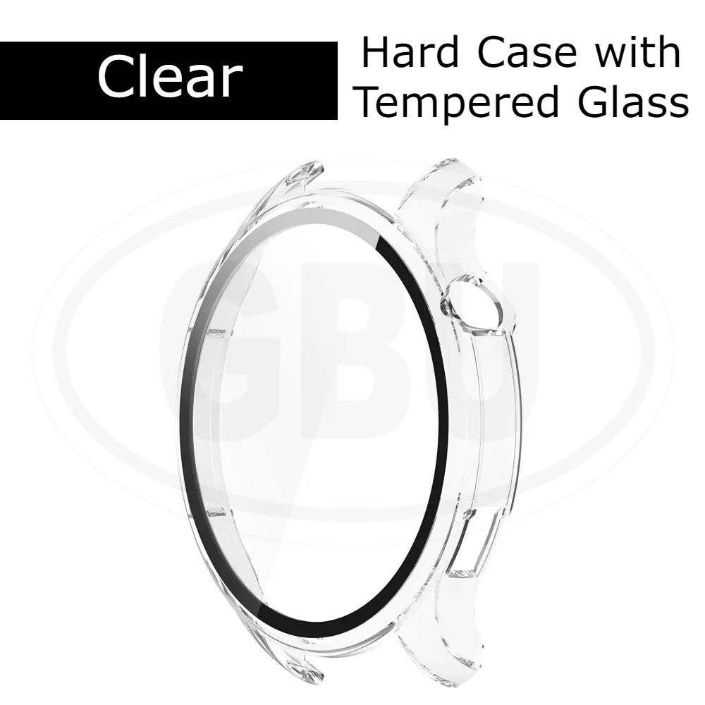Amazfit GTR 4 / GTR4 2-in-1 Full Cover Case with Tempered Glass Protector Screen