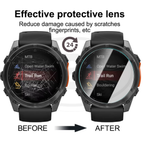 [2pcs] Garmin Tactix 8 47mm / Tactix 8 51mm / Tactix 8 51 Solar Screen Protector HD Tempered Glass