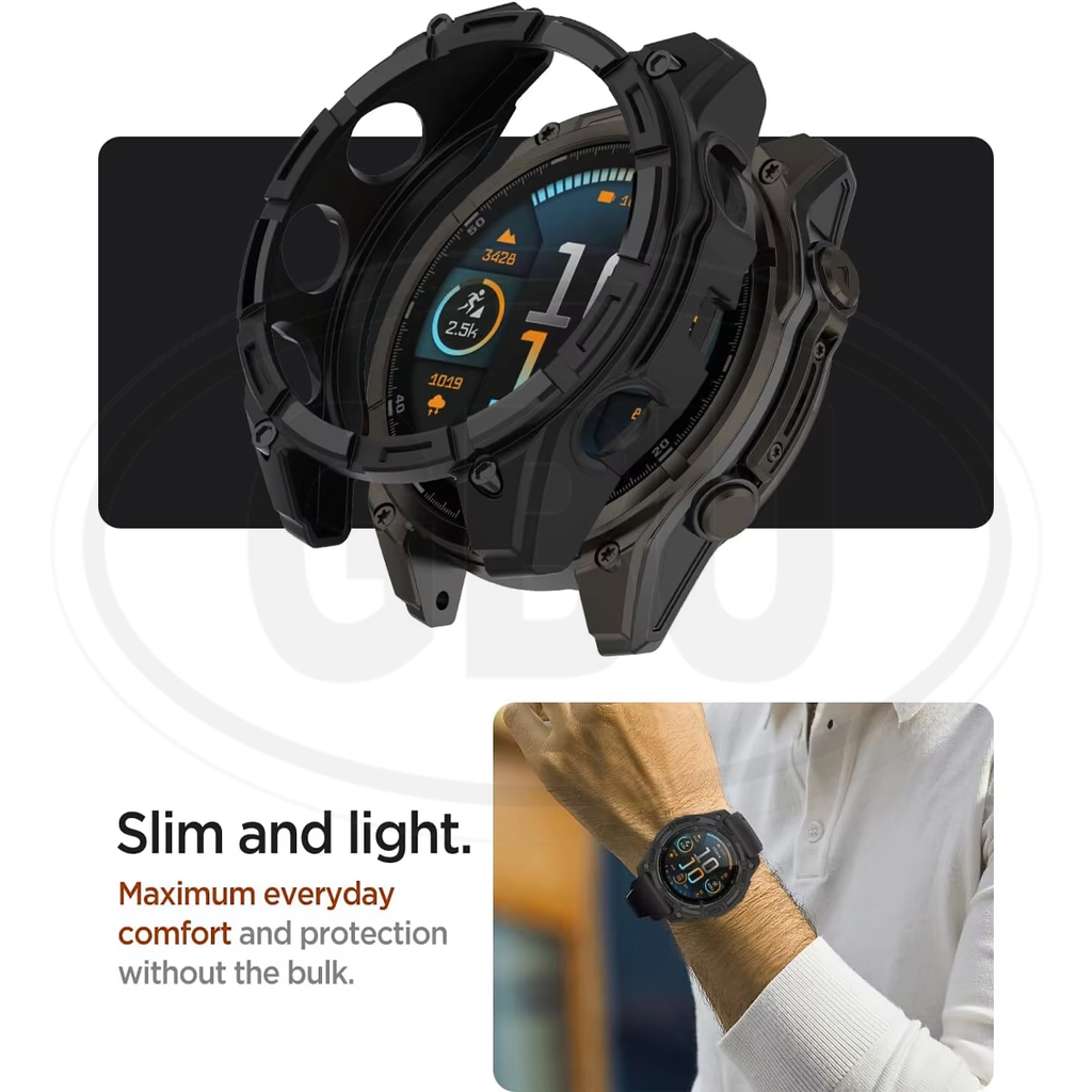 Garmin Quatix 8 47mm / Quatix 8 51mm Sarung Half Silikon - No Screen  PERCUMA Anti-Dust Cover