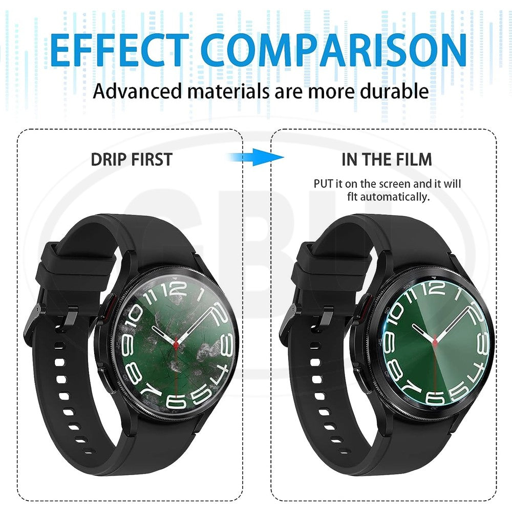 [2pcs] Samsung Galaxy Watch 6 40mm / Samsung Galaxy Watch 6 Classic 43mm / 47mm Screen Protector HD Tempered Glass