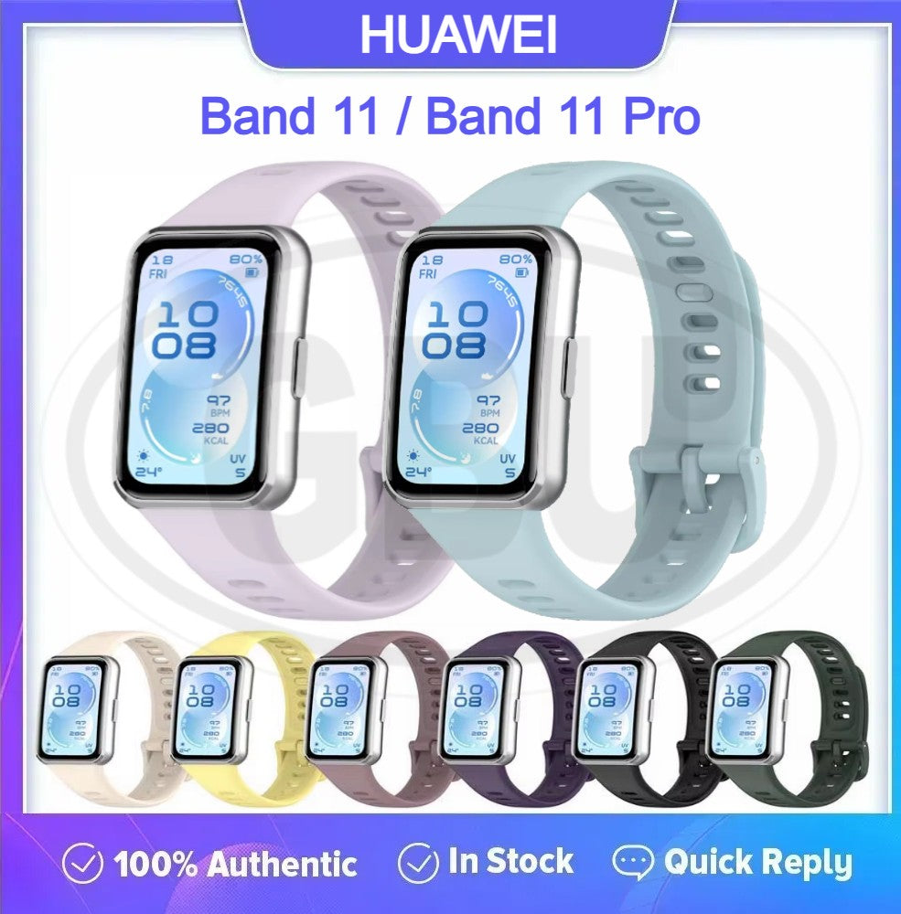 Huawei Band 11 / Band 11 Pro Smartwatch Tali Silikon Lembut / Watch Strap (High Quality)