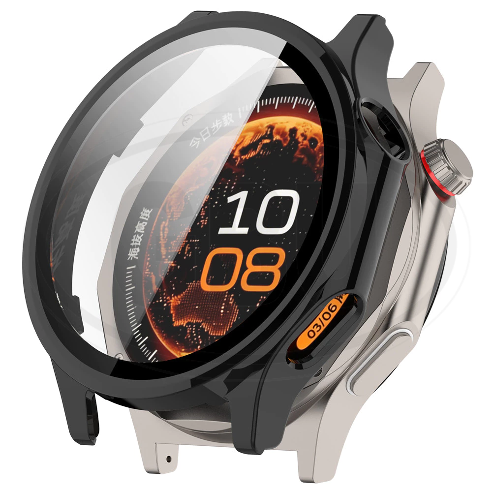 Oneplus Watch 4 Sarung Full Built-in Tempered Glass Cover