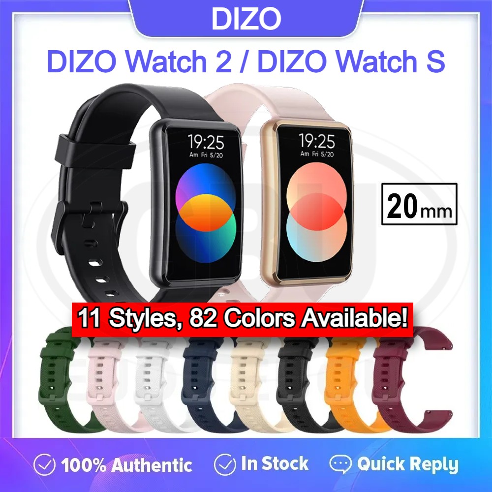 realme DIZO Watch 2 / DIZO Watch S Watch Band Strap - 20mm Full Color Buckle