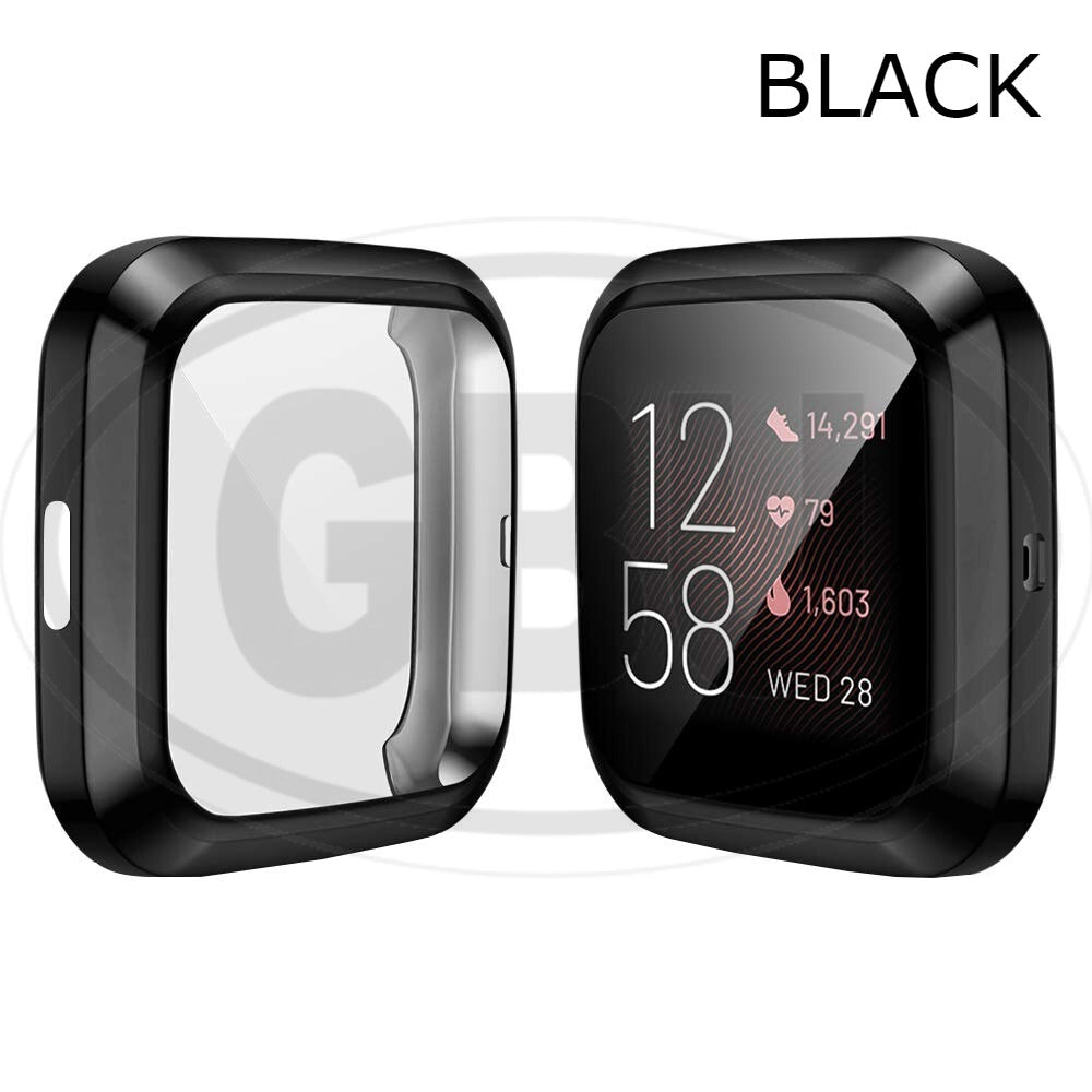 Compatible with Fitbit Versa TPU Full Cover Protector Case (NOT ORIGINAL)