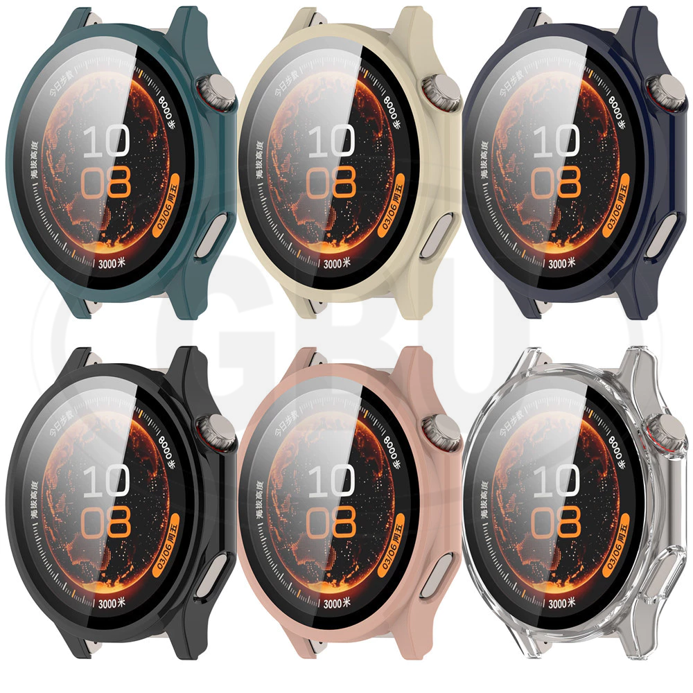 Oneplus Watch 4 Sarung Full Built-in Tempered Glass Cover