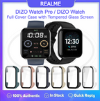 realme DIZO Watch Pro / DIZO Watch 2-in-1 Full Cover Case with Tempered Glass Protector Screen