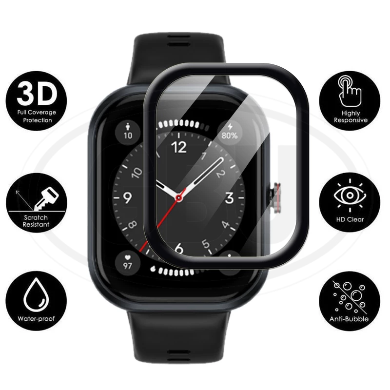 [2pcs] Honor Choice Haylou Watch 3D Full Cover Screen Protector - Full Screen