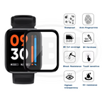 [2pcs] Realme Watch 3 / Realme Watch 3 Pro 3D Full Cover Screen Protector - Full Screen