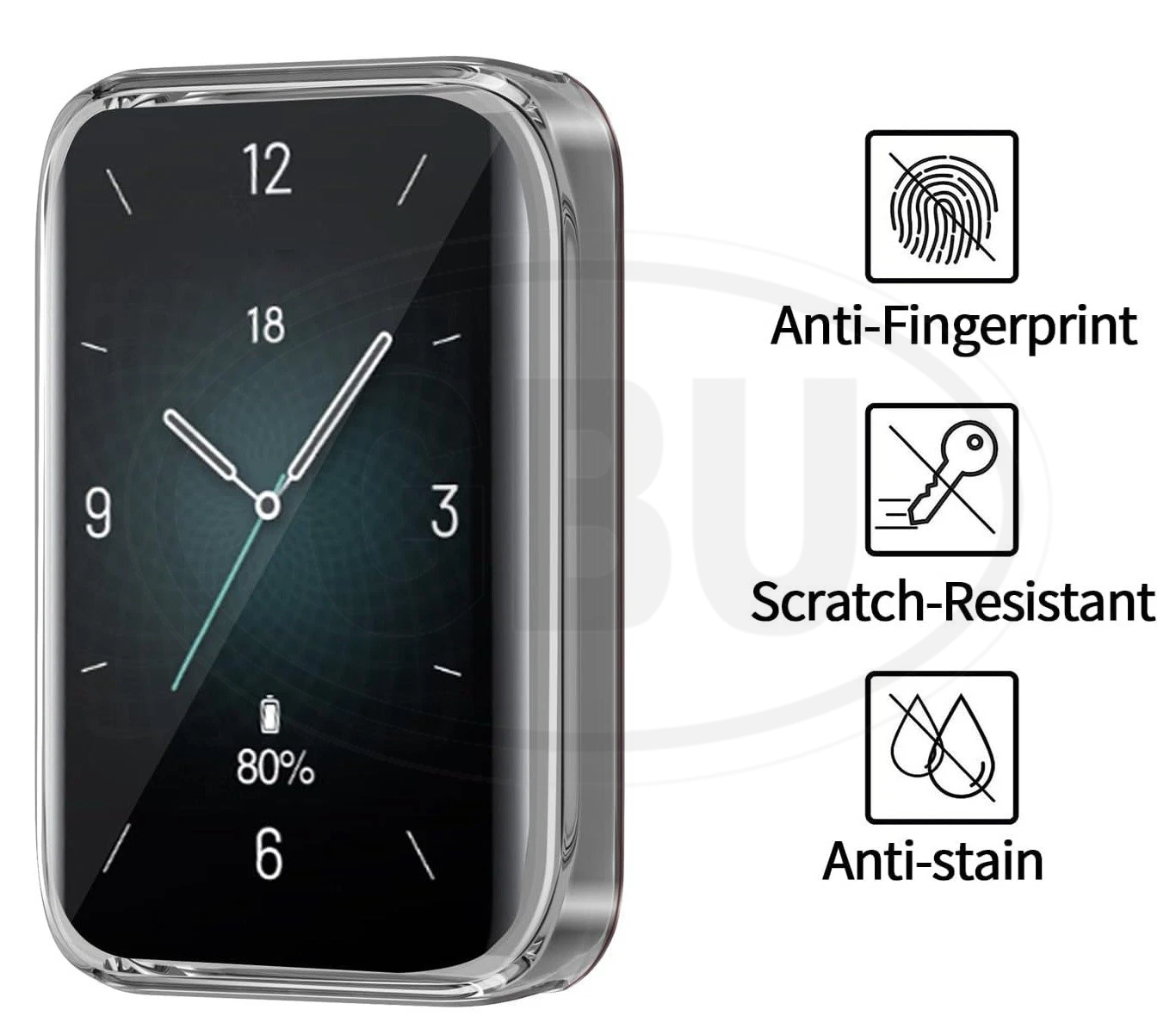 Honor Band 10/ Honor Band 9 Sarung Full TPU Built-in Screen Protector Cover