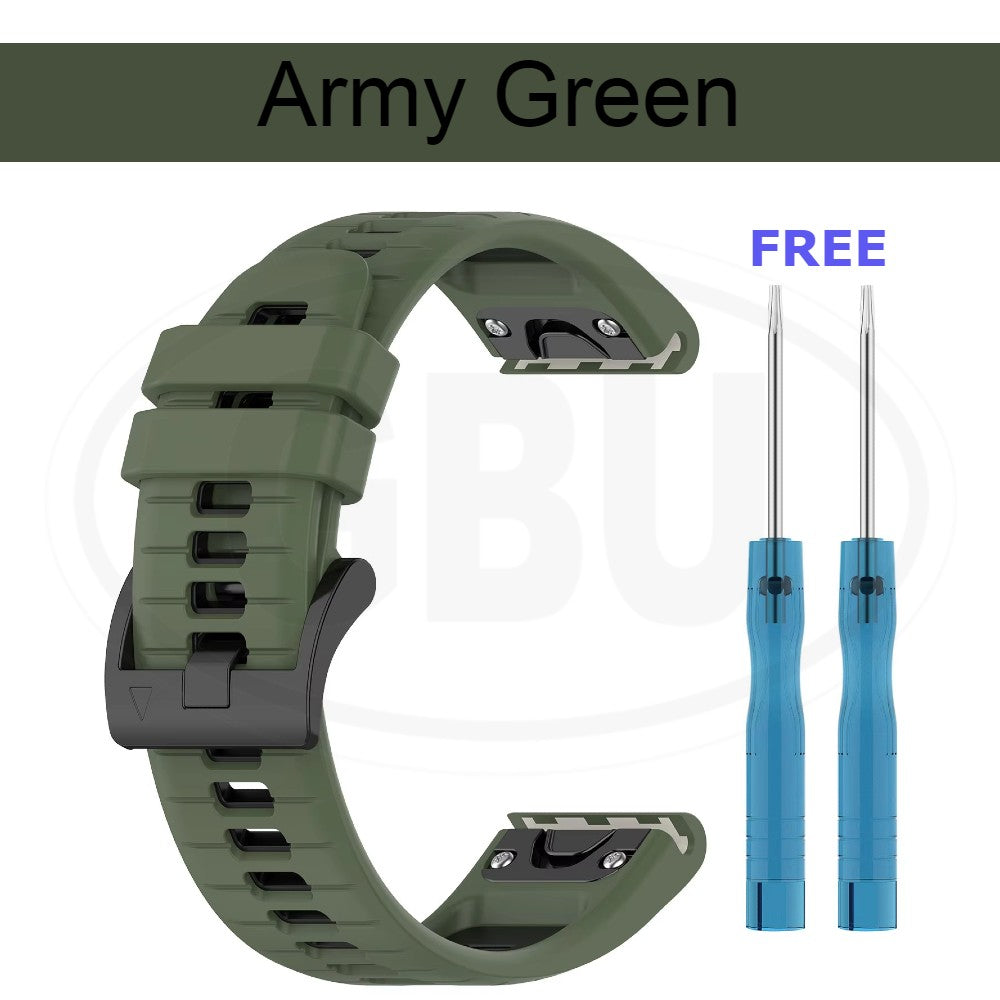 Garmin Fenix 8 51mm Amoled Solar / Fenix 7X Pro 51mm Sapphire Solar / Fenix 7X Solar QuickFit Tali Watch Strap - 26mm