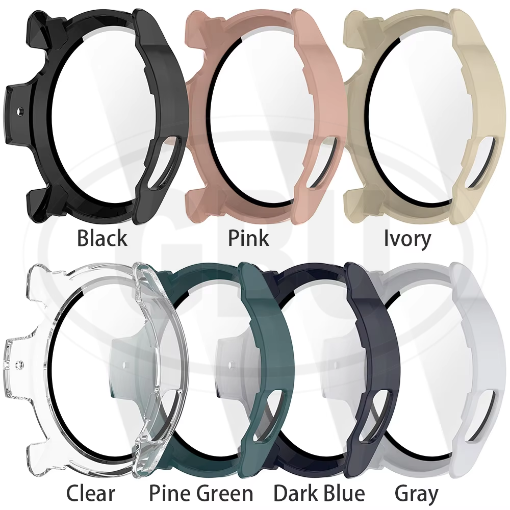 Coros Pace 4 Sarung Full Built-in Tempered Glass Cover / Sarung Half Silikon - No Screen  PERCUMA Anti-Dust Cover