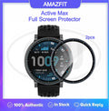 [2pcs] Amazfit Active Max 3D Full Cover Screen Protector - Full Screen