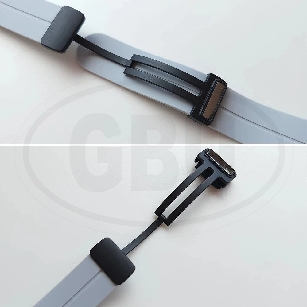 Sport Silicone Strap - Magnetic Buckle Watch Band Strap for Amazfit/ Coros / Fossil / Garmin / Huawei / Realme / Samsung