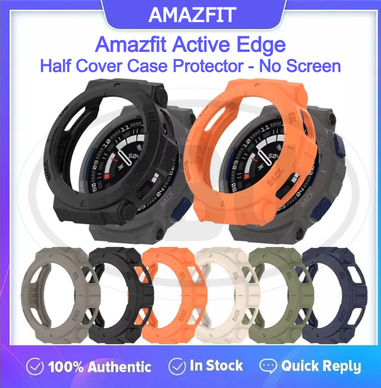Amazfit Active Edge TPU Half Cover Protector Case - No Screen
