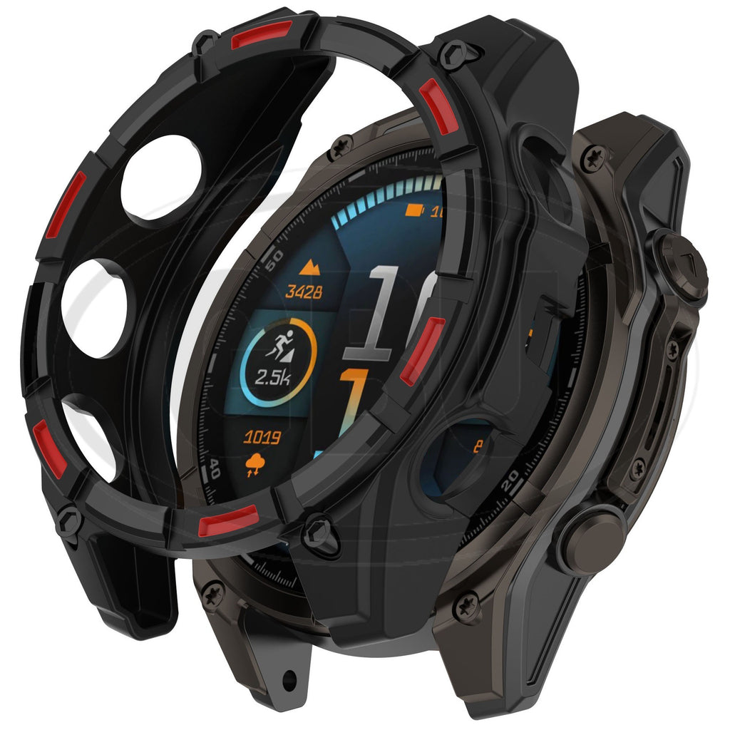 Garmin Fenix 7 Pro 47mm / Fenix 7 Pro 47mm Sarung Half Silikon - No Screen  PERCUMA Anti-Dust Cover