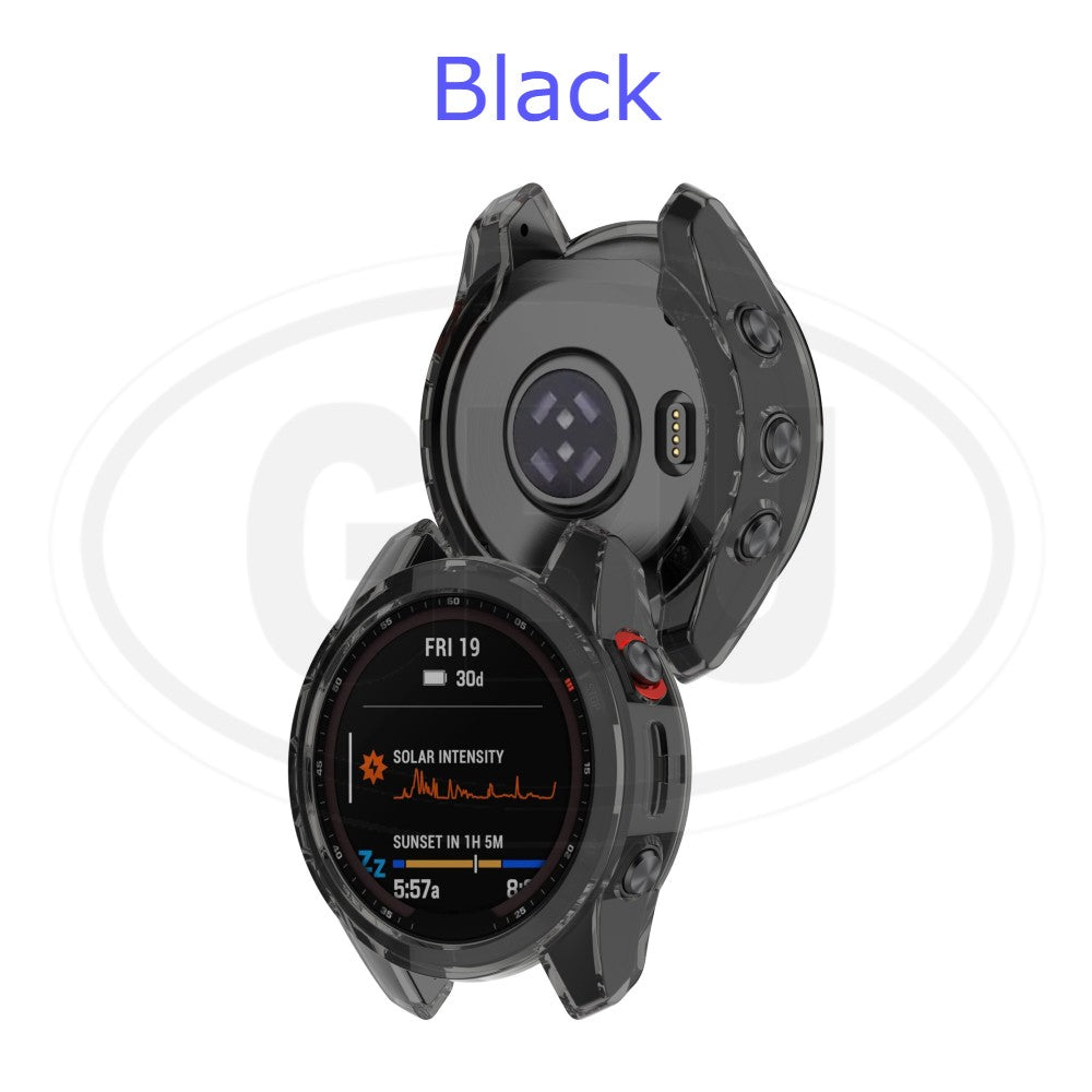 Garmin Fenix 7X / 7S / 7 / Fenix 7S / Fenix 7 TPU Half Cover Protector Case - No Screen