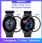 [2pcs] Amazfit GTR 3 / GTR 3 Pro / GTR3 / GTR3 Pro 3D Full Cover Screen Protector - Full Screen