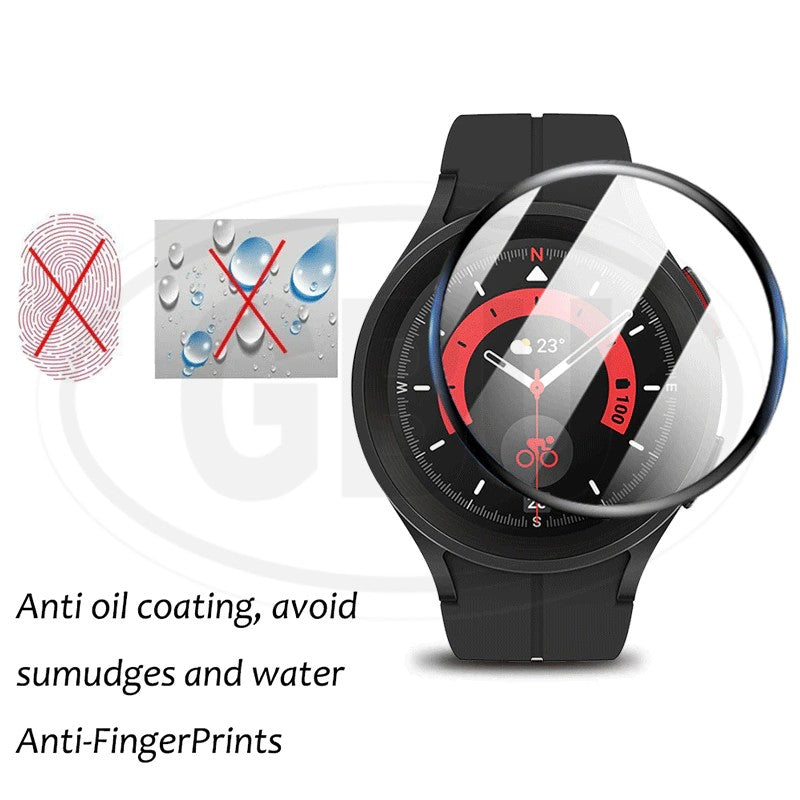 [2pcs] Samsung Galaxy Watch 5 Pro / Watch 5 40mm / 5 44mm 3D Full Cover Screen Protector Tempered Glass - Full Screen