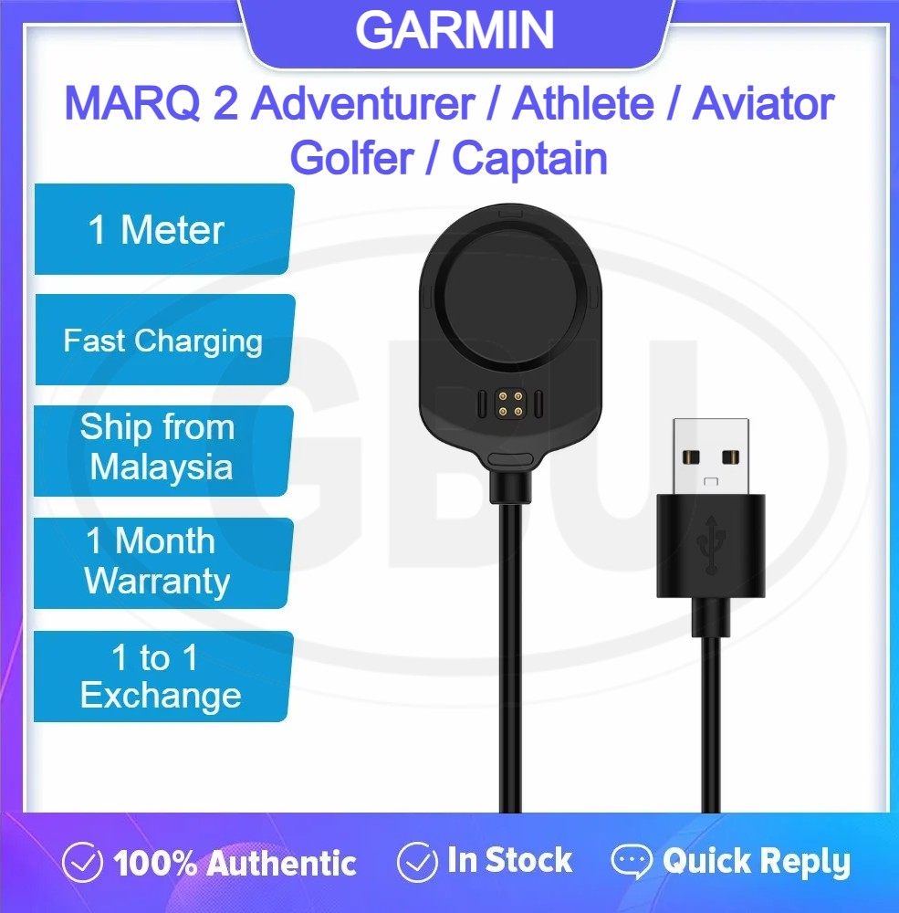 Garmin MARQ 2 Adventurer / Athlete / Aviator / Golfer / Captain USB Magnetic Charger Dock Cradle Cable