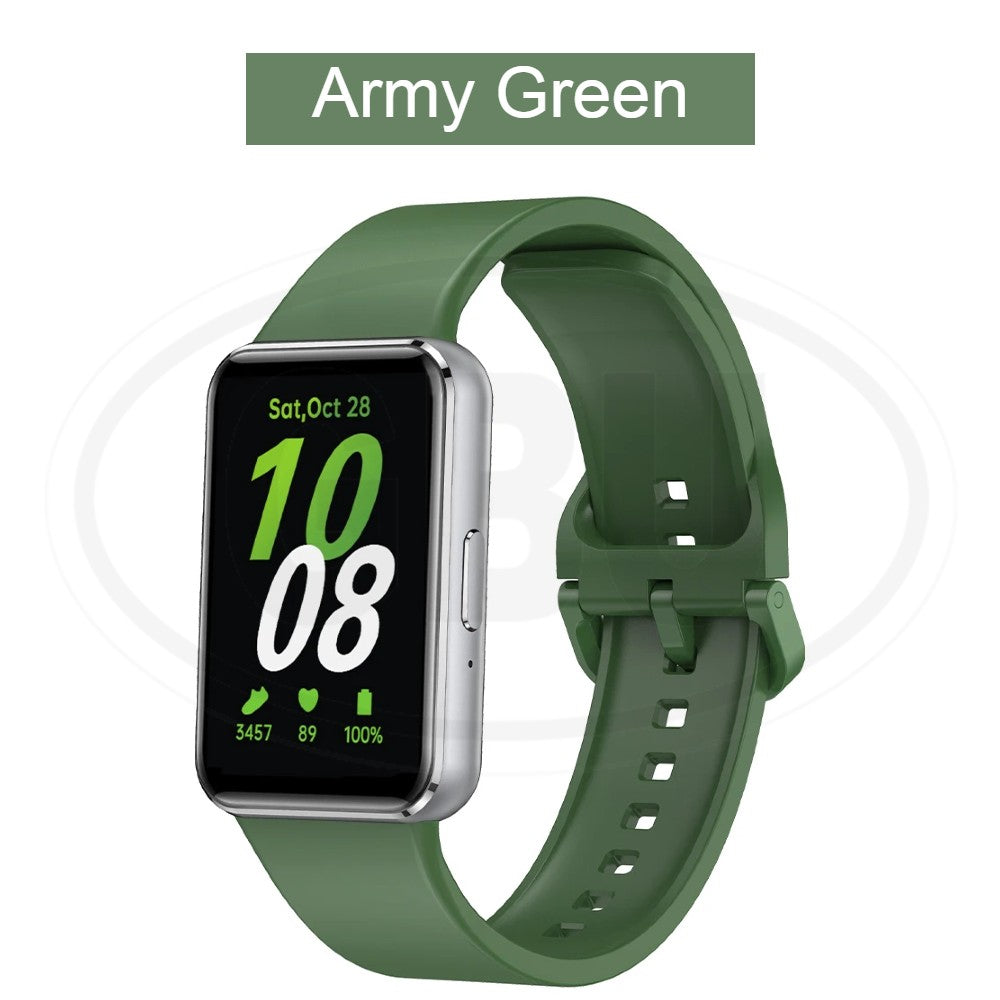 Samsung Galaxy Fit 3 / SM-R390 / Galaxy Fit3 / R390 / Smart Watch Silicone Sport Replacement Strap Band