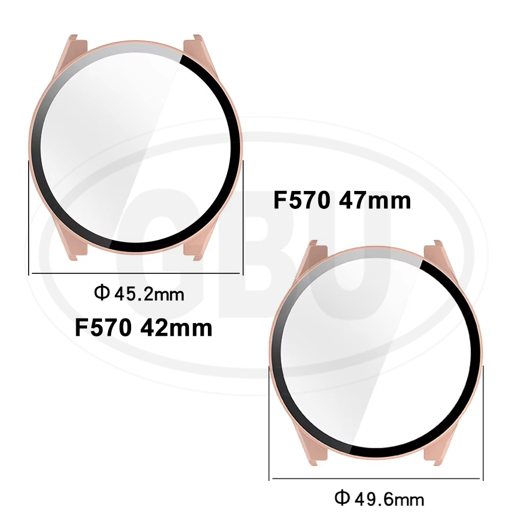 Garmin Forerunner 570 42mm/ Forerunner 570 47mm Sarung Full Built-in Tempered Glass / Sarung Half Silikon - No Screen