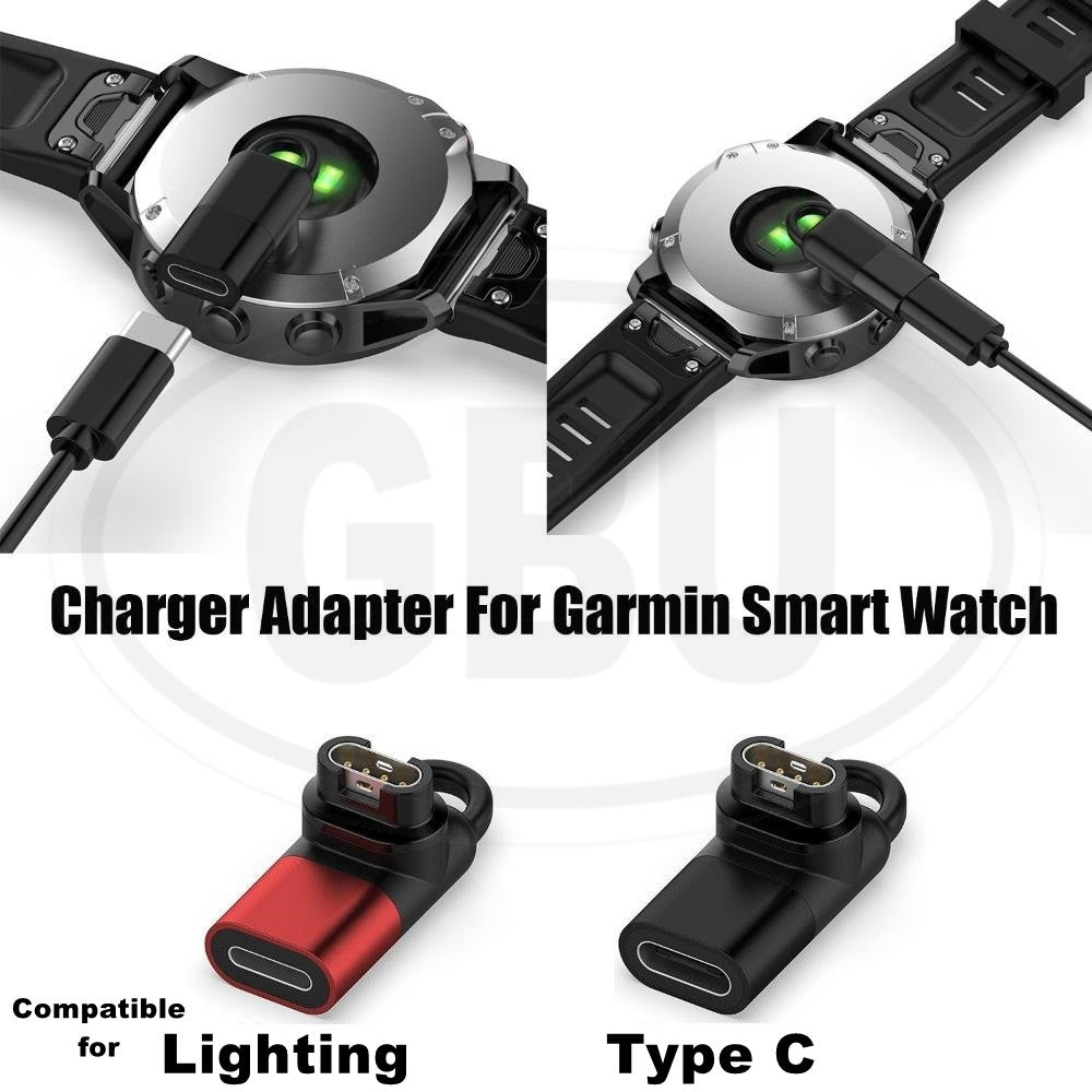 Garmin Charger Adapter for Type C / Lighting / Micro USB Cable Charger Converter Charging Adapter
