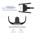 Fitbit Charge 3 Replacement USB Chargers Charging Dock Cables