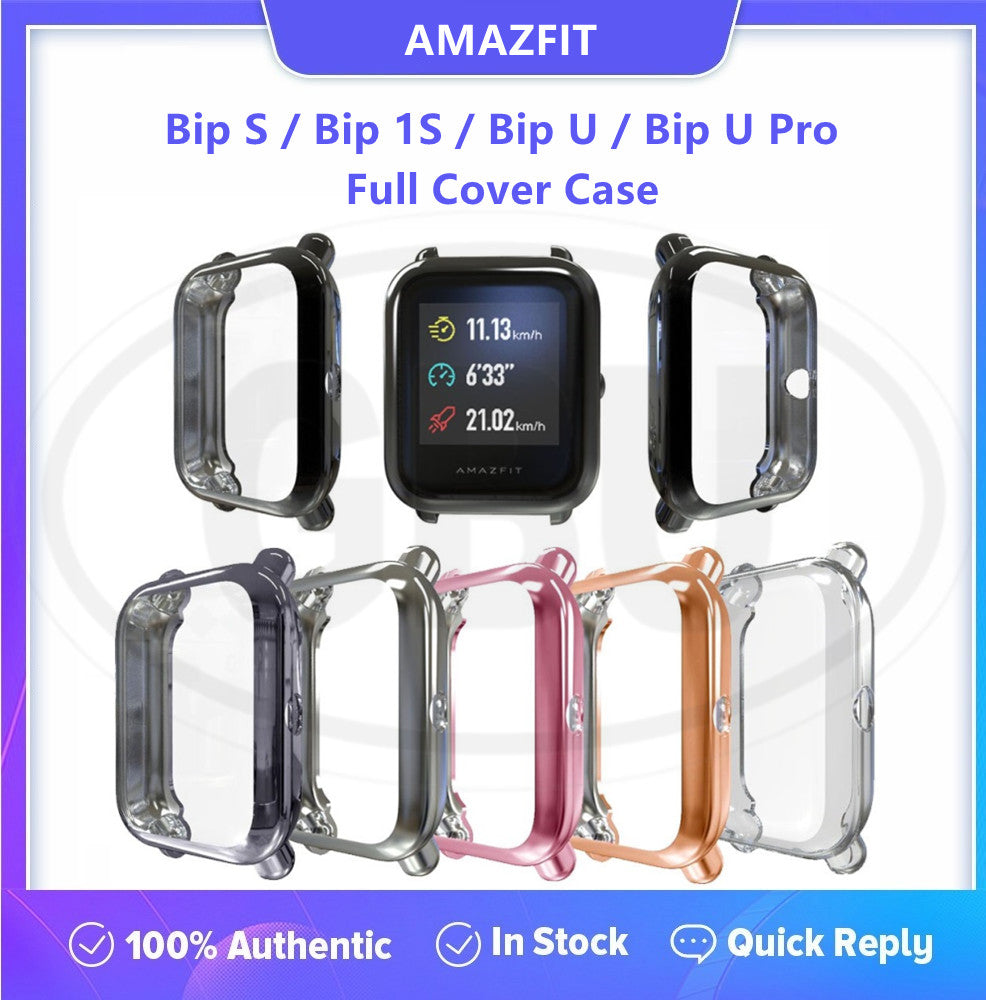 Amazfit Bip U / Bip U Pro / Bip S / Bip S Lite / Bip 1S / Bip Lite TPU Full Cover Protector Case