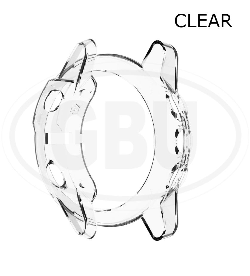Compatible with Garmin Fenix 5S / 5S Plus TPU Half Cover Protector Case - No Screen (NOT ORIGINAL)