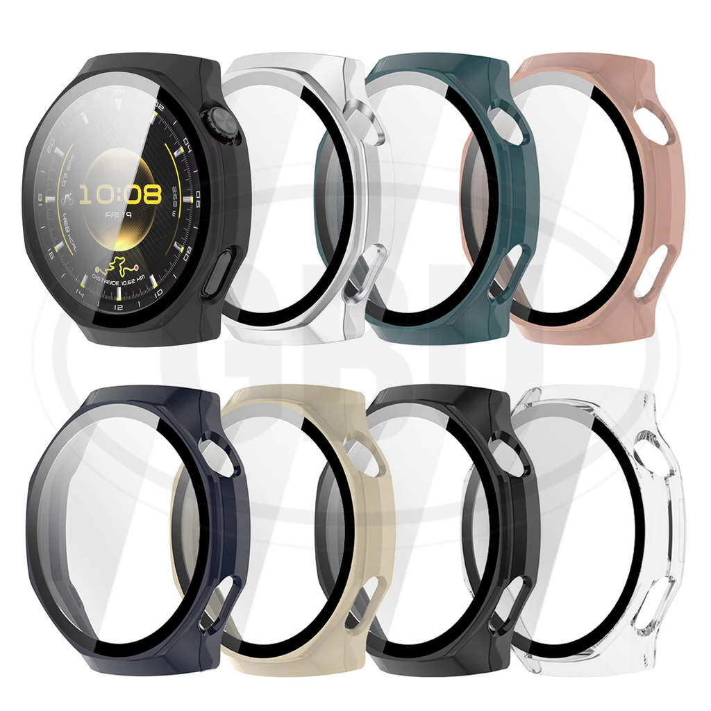 Huawei GT6 Pro 46mm Sarung Full Built-in Tempered Glass Cover / Sarung Half Silikon - No Screen