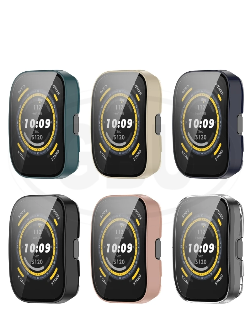 Amazfit Bip 5 Case Sarung Full Built-in Tempered Glass Cover (NOT ORIGINAL)