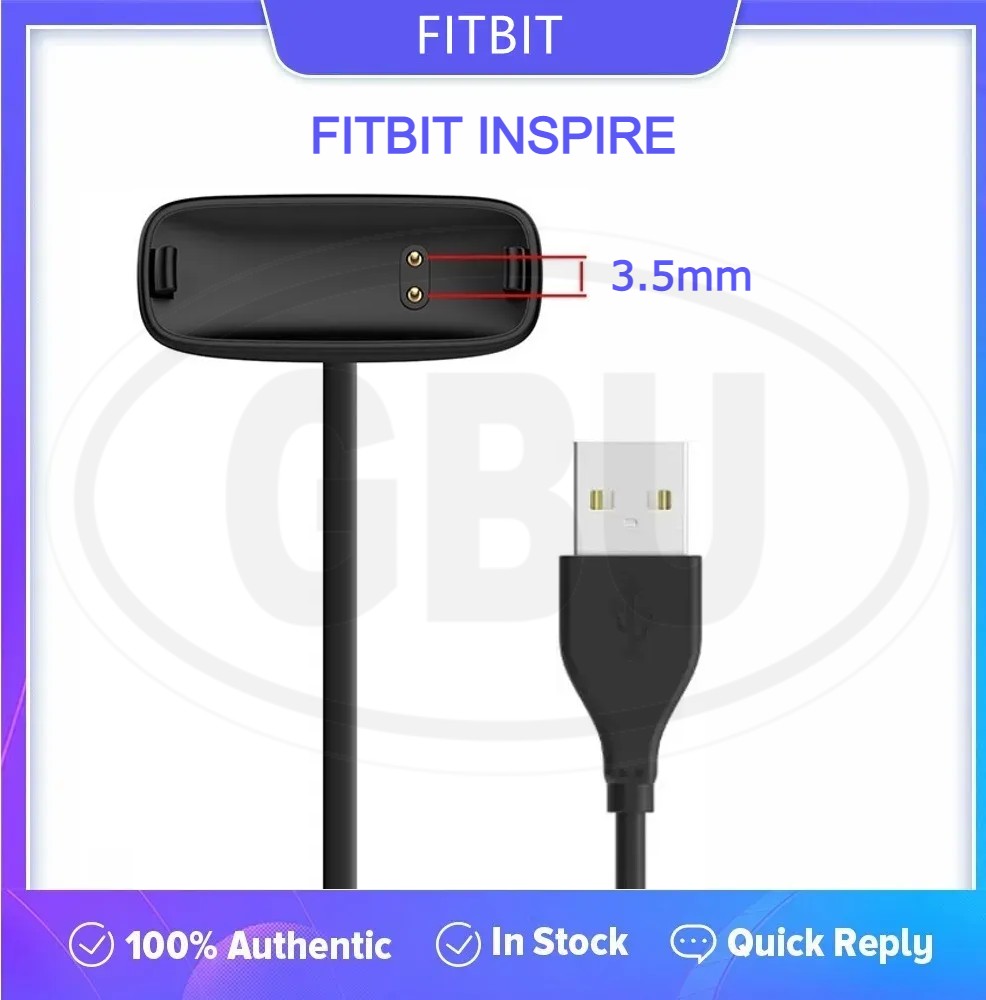 Fitbit Inspire 3 / Inspire 2 / Inspire / Ace 3 / Ace 2 Charger USB Charging Cable