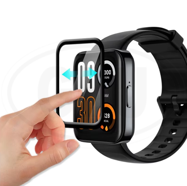 [2pcs] Realme Watch 3 / Realme Watch 3 Pro 3D Full Cover Screen Protector - Full Screen