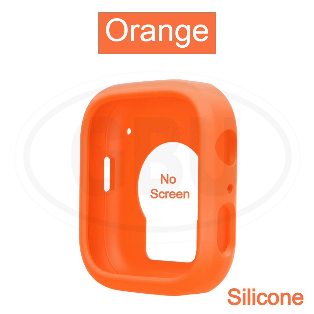 Honor Watch X5i Sarung Full Built-in Tempered Glass Cover / Sarung Half Silikon - No Screen