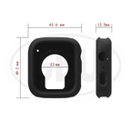Honor Watch X5i Sarung Full Built-in Tempered Glass Cover / Sarung Half Silikon - No Screen