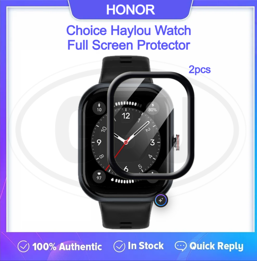 [2pcs] Honor Choice Haylou Watch 3D Full Cover Screen Protector - Full Screen