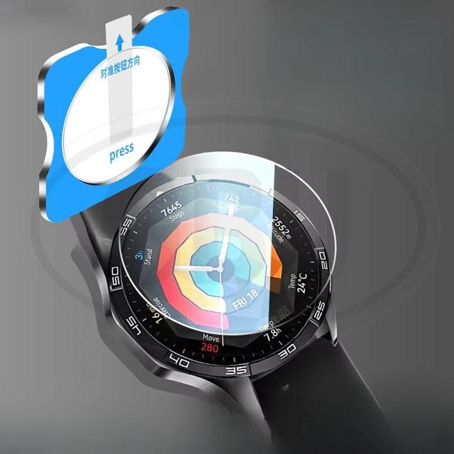 Huawei Watch GT5 Pro / Huawei GT5 / Huawei GT4 / Huawei GT3 / GT2 Pro Clear HD Tempered Glass With Auto Alignment Tool