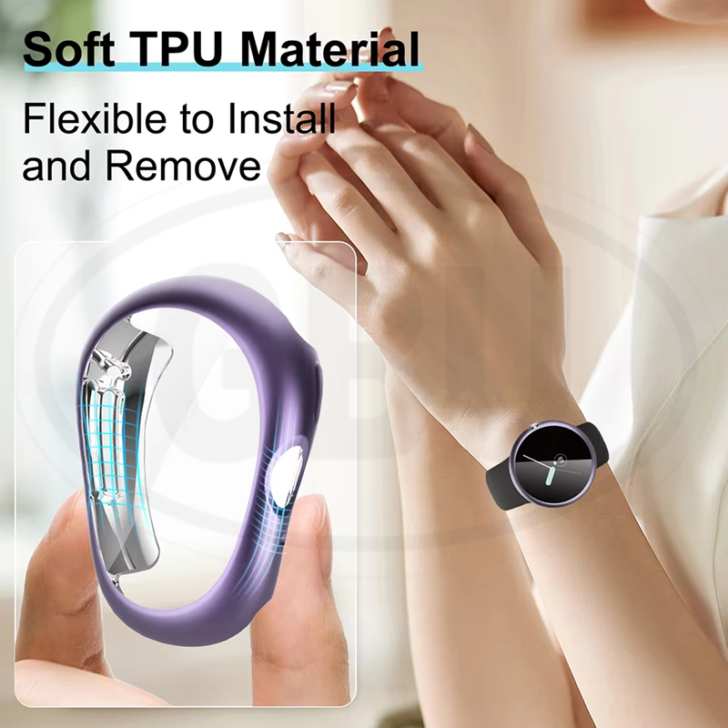 Google Pixel Watch 3 / Google Pixel Watch 2 / Google Pixel Watch TPU Full Cover Protector Case