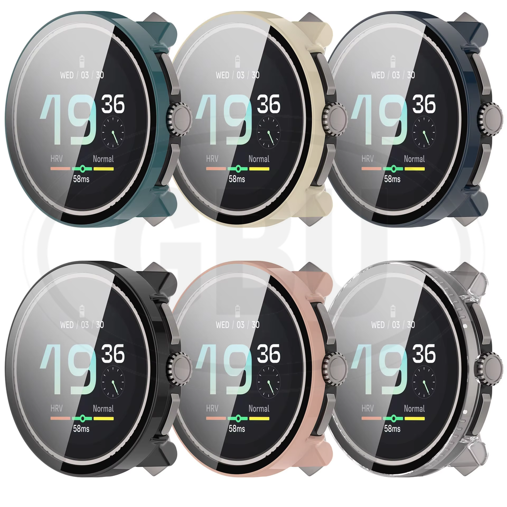 Suunto Race / Suunto Race S Sarung Full Built-in Tempered Glass Cover