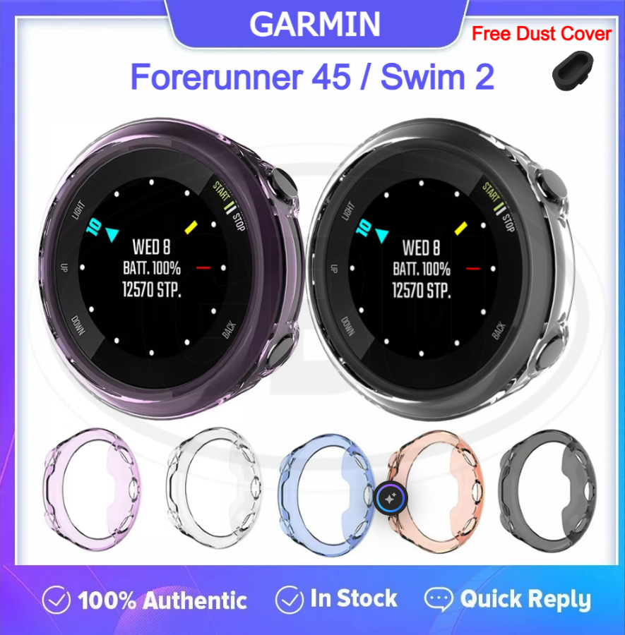Garmin Forerunner 45 / Garmin Swim 2 Sarung Half TPU - No Screen