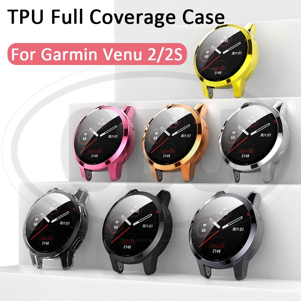 Compatible with Garmin Venu 2 / 2S TPU Full Cover Protector Case (NOT ORIGINAL)