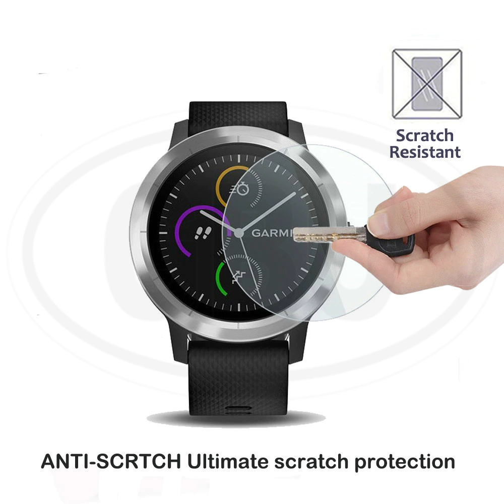 [2pcs] Garmin Vivoactive 3 / Vivoactive 3 Element Screen Protector HD Tempered Glass