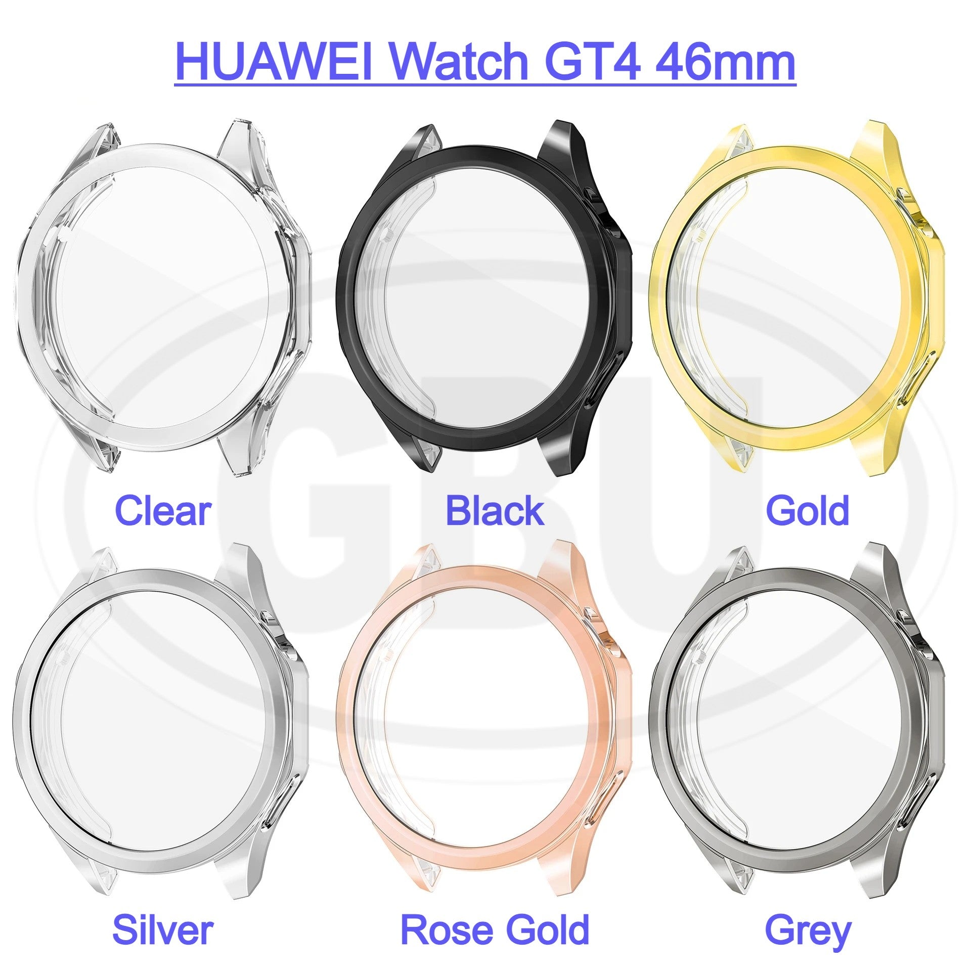 Huawei GT4 46mm / GT4 41mm / GT 4 46mm / GT 4 41mm TPU Full Cover Protector Case