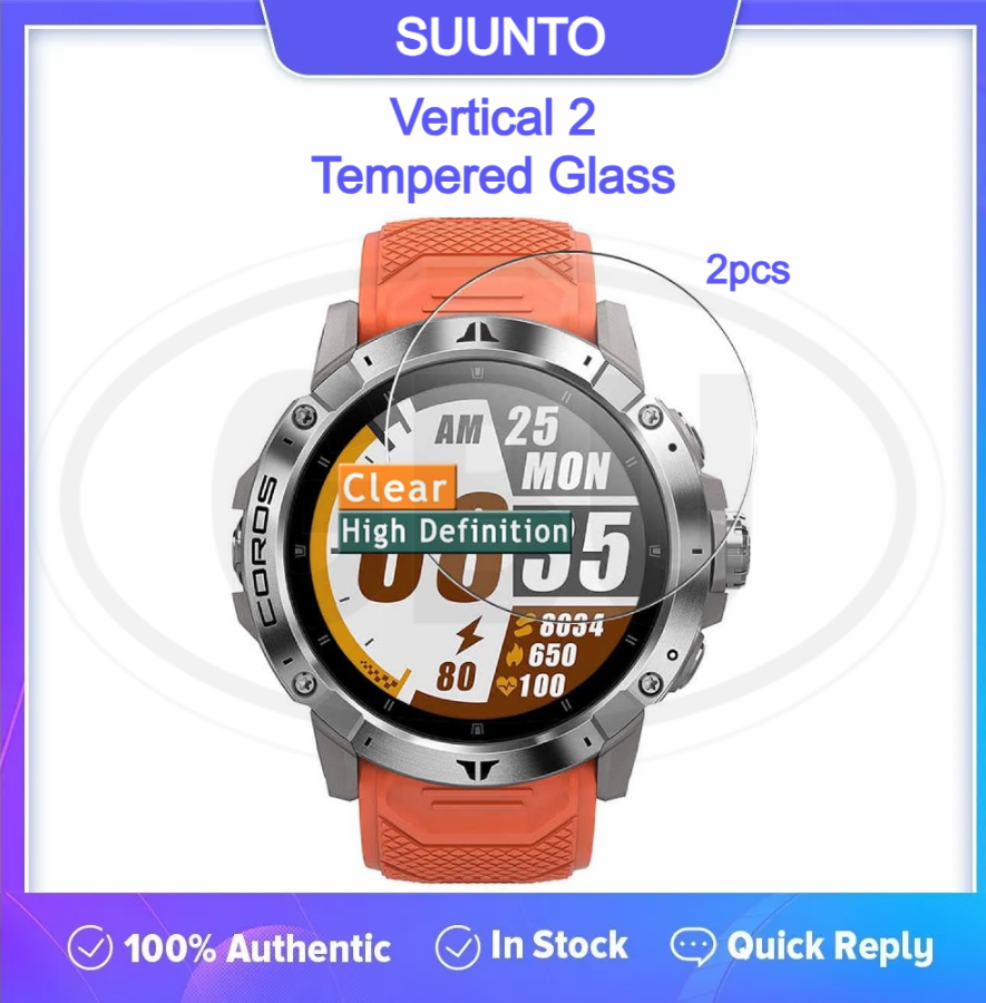 [2pcs] Suunto Vertical 2 Screen Protector HD Tempered Glass